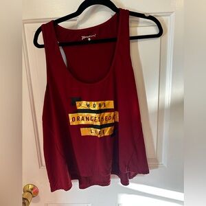 Orangetheory cropped workout tank